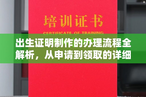 苍溪出生证明制作的办理流程全解析，从申请到领取的详细指南